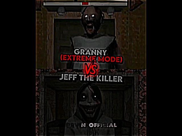 Granny vs Jeff The Killer #granny #creepypasta #shorts