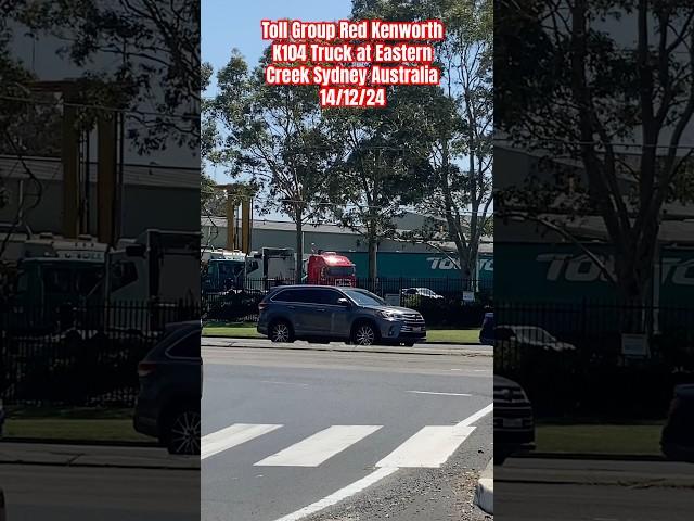 Kenworth K104 Red Toll Group at Eastern Creek Australia 14/12/24 #trucks #sydney #australia #shorts