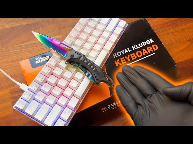 Royal Kludge RK61 Mechanical Gaming Keyboard Unboxing - ASMR