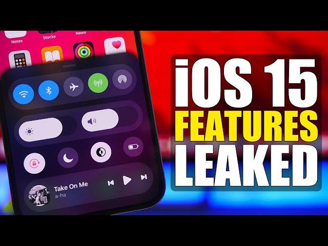 iOS 15 Features LEAKED - New Lock Screen, Control Center & More !