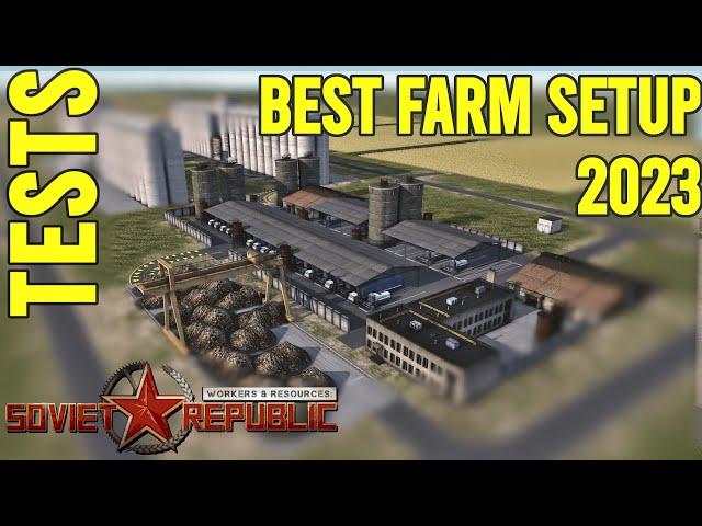 What is the Best Farm Setup with Fertilizer? | Tests | Workers & Resources: Soviet Republic Guides