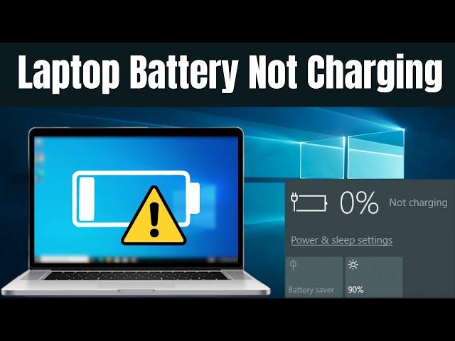 Laptop Battery Not Charging | Laptop Battery plugged in but not charging