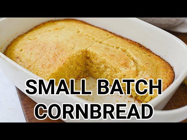 Small Batch Cornbread for Two