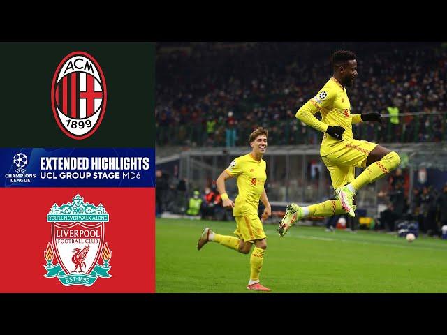 AC Milan vs. Liverpool: Extended Highlights | Group Stage - MD 6 | CBS Sports Golazo