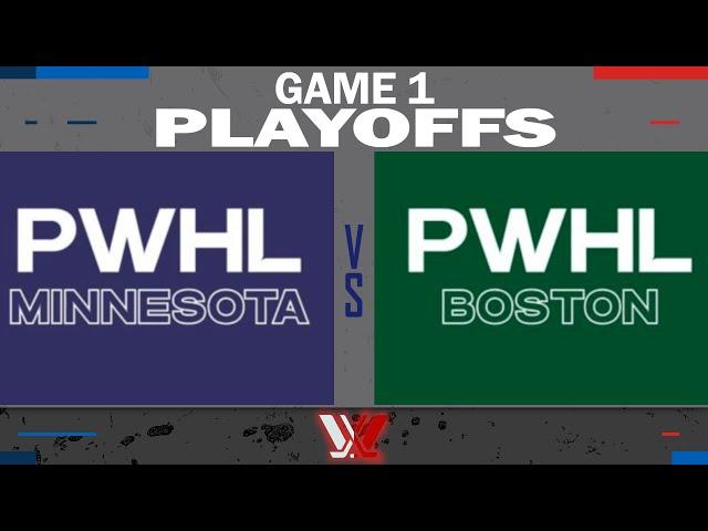 PWHL Playoffs - Finals: Minnesota vs. Boston - Game 1 Highlights