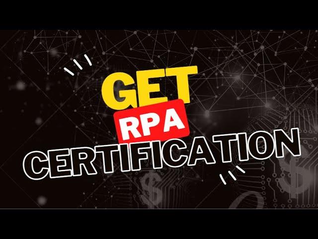 Get RPA Certification in Blue Prism-A360-Uipath. UiARD Available now!