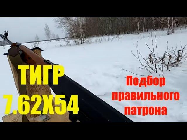 Карабин ТИГР 7.62х54. Подбор правильного патрона.