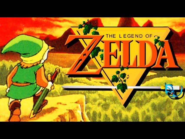 The Legend of Zelda (NES) - Full Game - No Damage 100% Walkthrough