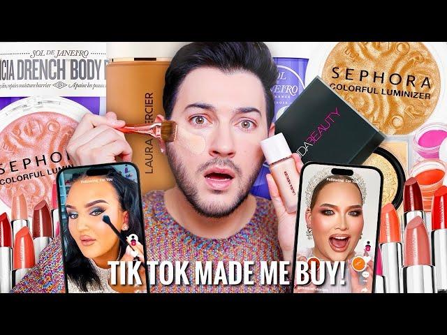 Testing EVERY viral makeup product tik tok made me buy... worth the hype?
