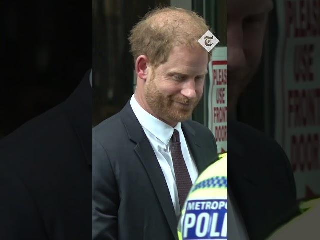 Prince Harry leaves High Court in case against Daily Mirror publisher