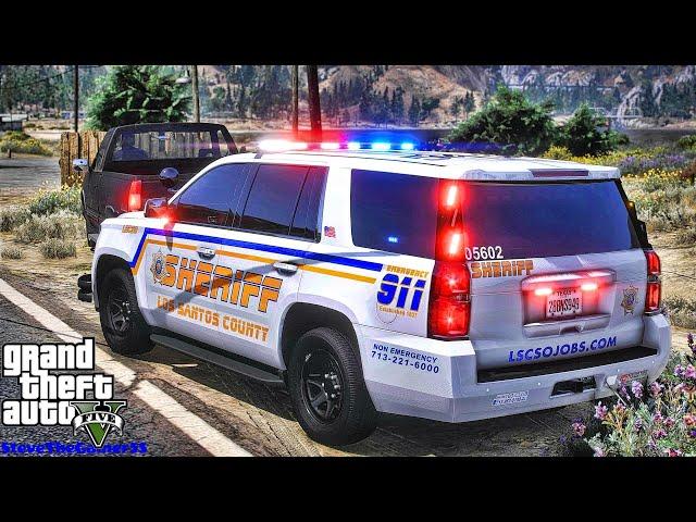 Playing GTA 5 As A POLICE OFFICER Sheriff Patrol| GTA 5 Lspdfr Mod| Live