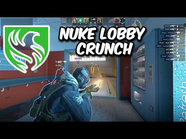 FALCONS Nuke Lobby Crunch CT Setup - PRO CS2 STRATEGY BREAKDOWN