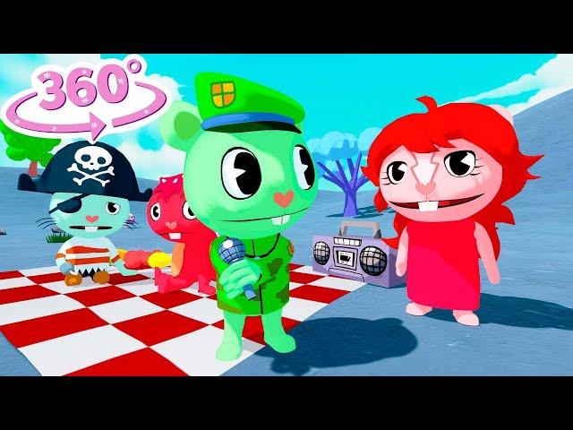 Vs Flippy Happy Tree Friends vs FNF 360° 3D Animation injected