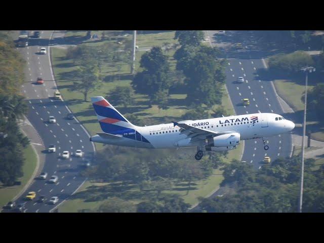 ESPETACULAR - A APROXIMAÇÃO MAIS LINDA DO MUNDO - POUSO NO AEROPORTO SANTOS DUMONT - RIO DE JANEIRO