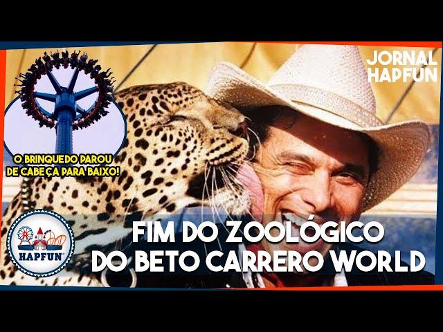 Fim do ZOO DO BETO CARRERO, brinquedo TRAVADO de PONTA CABEÇA, Hora do Horror 2024 e + | Hapfun