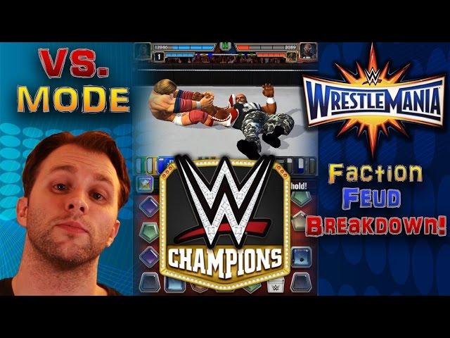 WWE Champions - WrestleMania Faction Feud Breakdown & April Vs. Mode!