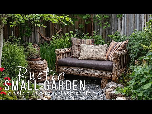 Transform Your Tiny Outdoor Living: Rustic Small Garden Ideas for a Cozy Backyard Retreat