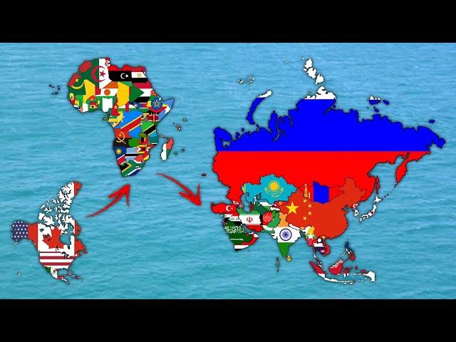 Seven Continents Size Comparison | Size Comparisons of the World