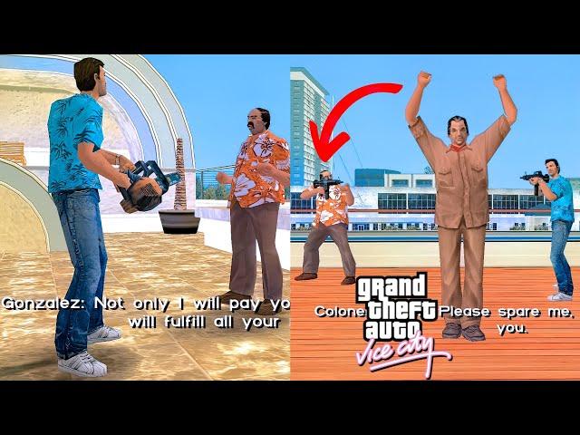 What Happens If Tommy Doesn't Kill Gonzalez At The Mission Treacherous Swine Of GTA Vice City?