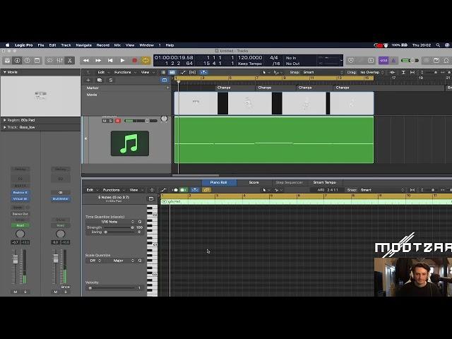 Music Composition Live - Logic Pro X - Basic Ambient Product Music