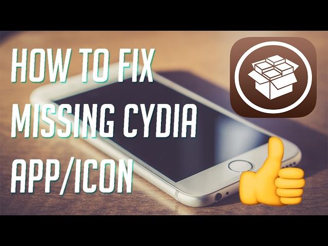 How to fix missing cydia app/icon. Works for ios 10 to 10.2