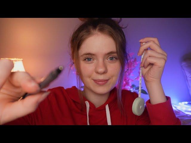 ASMR Face Adjustments & Messing With Your Face! Tracing & Drawing ️