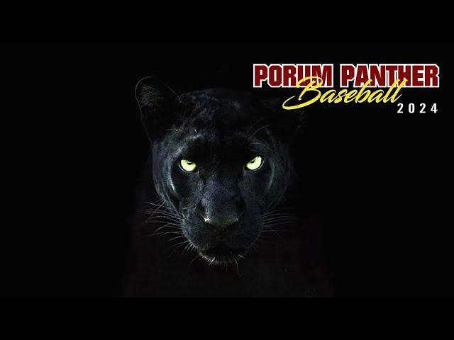 2024 Porum Panther Baseball