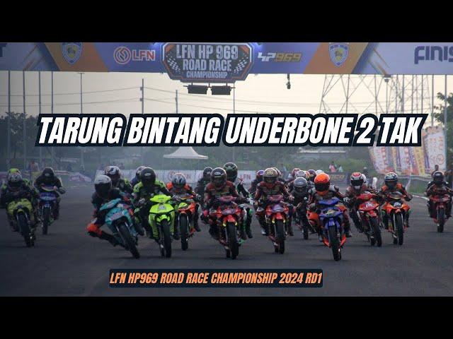 Perang Gengsi Underbone 2 Tak‼️ LFN HP969 Road Race Championship 2024 Surabaya