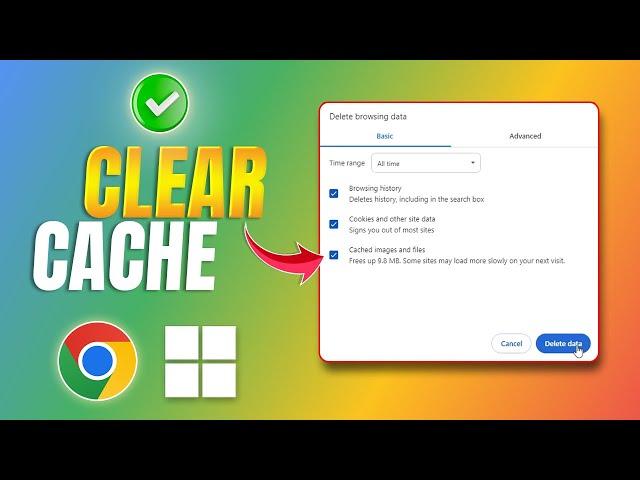 How to Clear Cache and Cookies in Google Chrome on PC | Delete Cache in Google Chrome