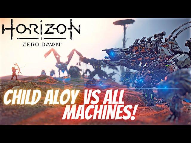 Child Aloy VS All Machines + Bosses Simultaneously / Ultra Hard