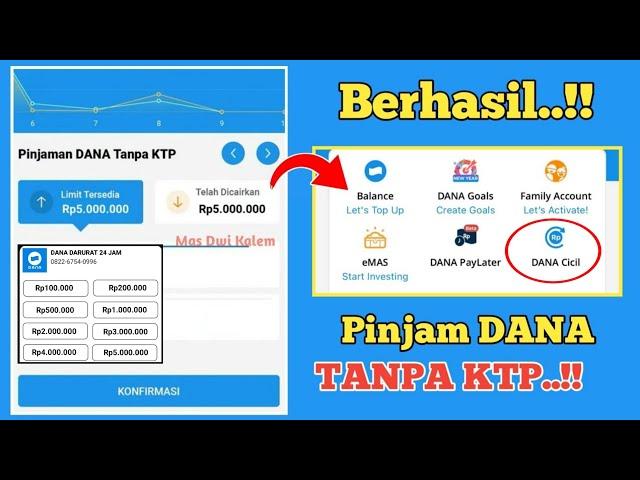 Resmi Ojk  Pinjam Saldo DANA Tanpa Dana Paylater Dana Cicil | Cara Pinjam Uang di Dana