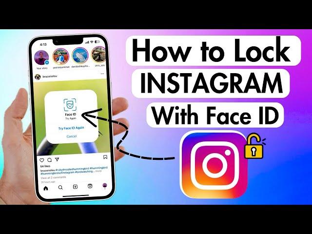 How to Lock Instagram with Face ID on IPhone | Instagram App Locked on iPhone & iPad (Latest 2023)