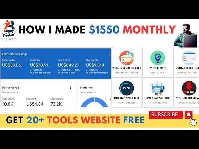 How I Made $1550 with a Free Scripted Tool Website | Tool Website Kaise Banaye | Get It Now