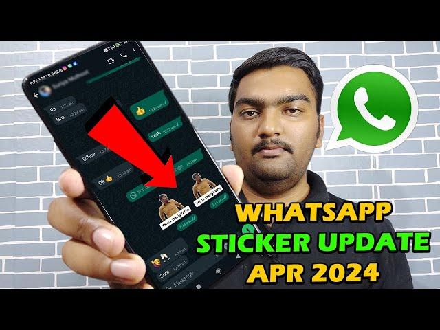 WhatsApp New Sticker Update Tamil | WhatsApp Update 2024 Tamil 