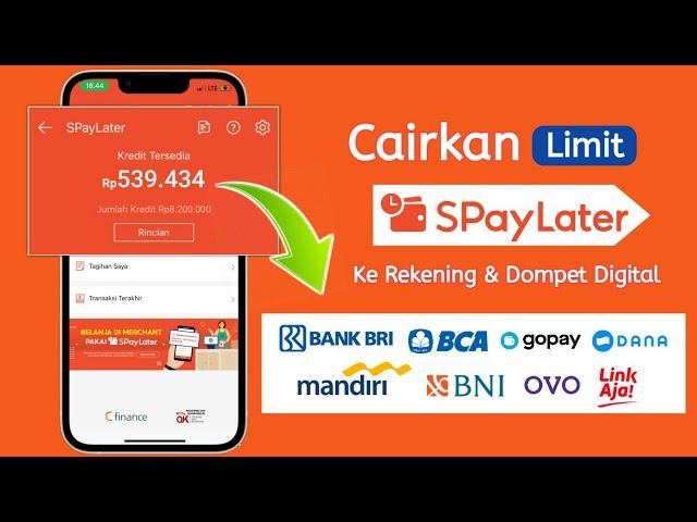 cara cairkan limit shopee paylater ke rekening & dompet digital ( dana, gopay, ovo, shopeepay )