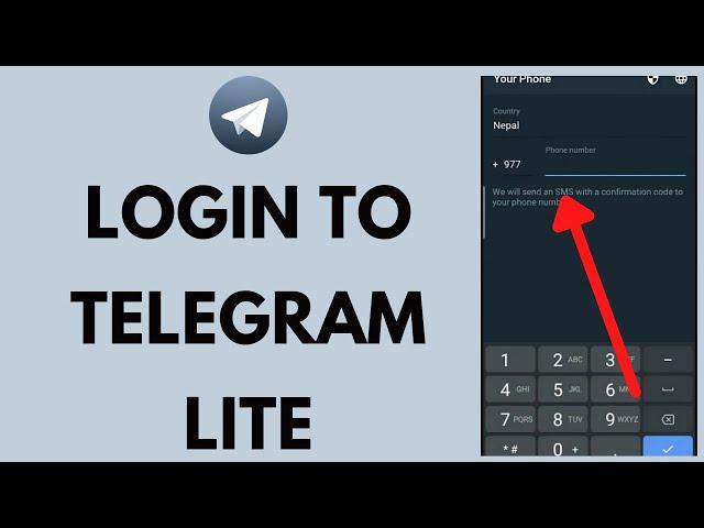 Telegram Lite Login | Telegram X Login