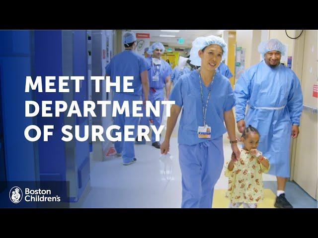 A look inside the Department of Pediatric Surgery | Boston Children’s Hospital