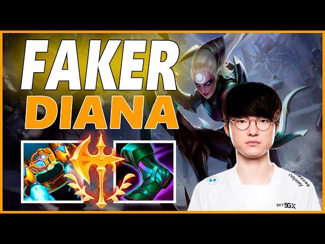 FAKER DIANA JUNGLE GAMEPLAYSEASON 12 LEAGUE OF LEGENDS