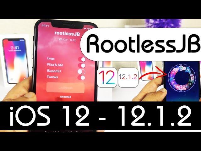 iOS 12 - iOS 12.1.2 Jailbreak with rootlessJB [Tweak Guide]