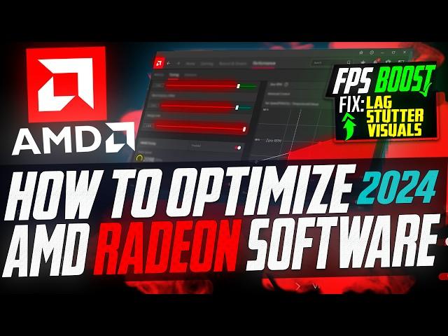  How to Optimize AMD Radeon Settings For GAMING & Performance The Ultimate GUIDE 2024 *NEW* 