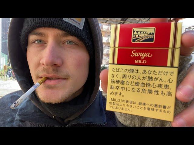 Smoking a Gudang Garam Surya Mild Clove Cigarette - Review