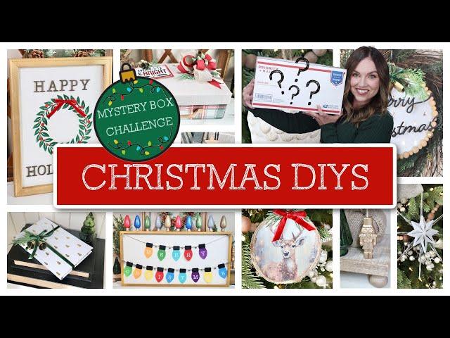 10 *MUST SEE* CHRISTMAS DIYS | HIGH END CHRISTMAS DECOR IDEAS | THE *BIGGEST* MYSTERY BOX CHALLENGE