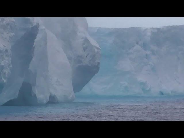 Antarctica: Massive 93 Mile Long Iceberg (A68A) From Larsen Ice Shelf