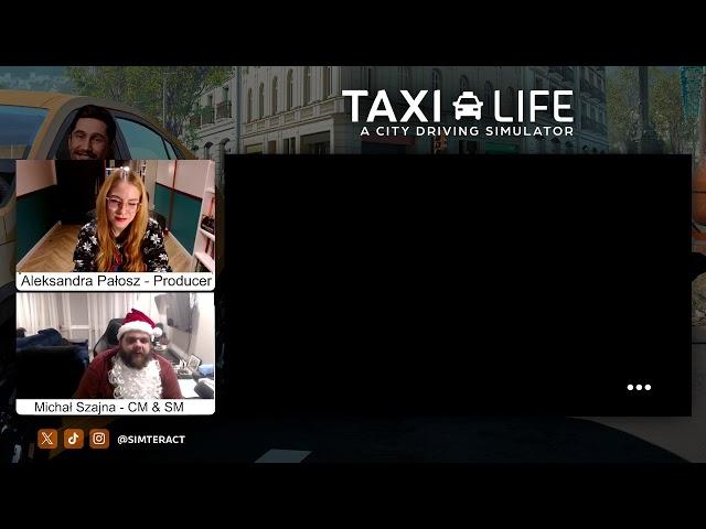 Taxi Life holiday developer stream | Q&A and Gameplay