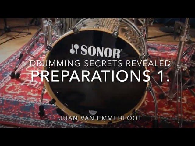 Drumming Secrets Revealed - new material preparations 1 - tuning the drumkit