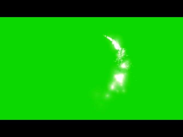 Circle sparkle effect green screen!