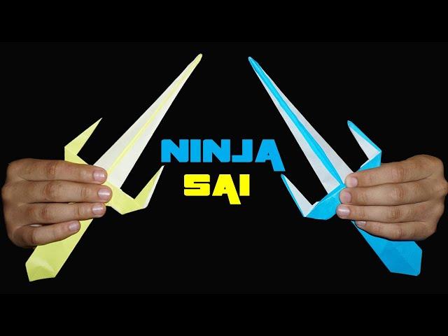 EPIC Origami Ninja Sai! (Awesome Spinning Sword) - Rob's World