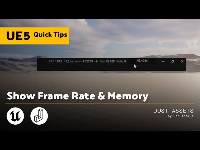 Unreal Engine Quick Tip | Show Frame Rate & Memory