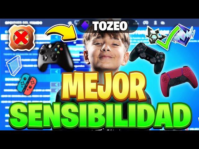 LA SENSIBILIDAD DE TOZEO CONVERTIDA A MANDO  Fortnite CAPITULO 6 PS5/PS4/Xbox/PC Guia+Tips