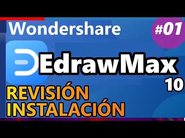 Wondershare EdrawMax 10: Revisión, Review, Instalación. Tutorial 01 español 2020